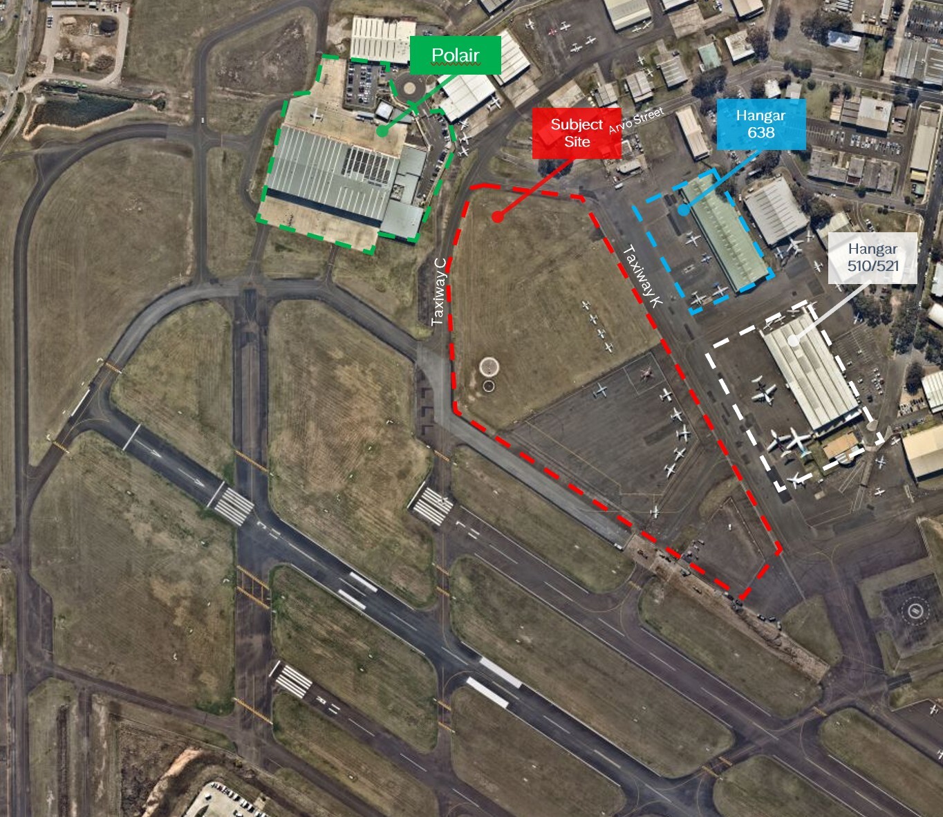 Major New Aviation Hangar Precinct At Bankstown Airport Aeria   Aviation Precinct Map 1 